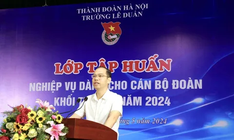 Hơn 300 sinh viên tham dự lớp tập huấn nghiệp vụ dành cho cán bộ Đoàn khối trường học năm 2024