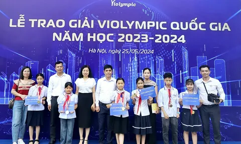 Trường Tiểu học số 1 thị trấn Tân Uyên 4 năm liền đạt giải cao tại sân chơi Violympic cấp Quốc gia