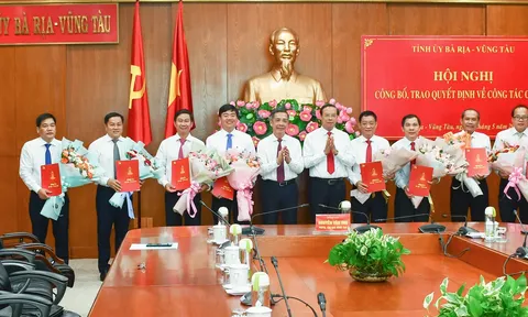 Nam Định và Bà Rịa - Vũng Tàu kiện toàn nhân sự mới