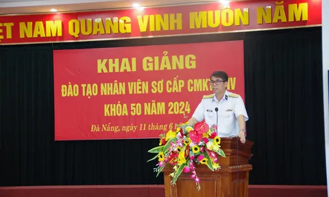 Vùng 3 Hải quân khai giảng lớp đào tạo nhân viên sơ cấp chuyên môn kỹ thuật - nghiệp vụ khóa 50