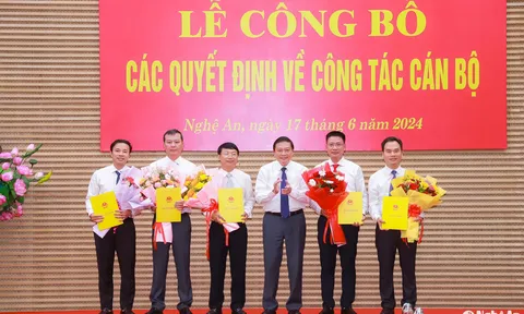 TP. Hồ Chí Minh, Nghệ An bổ nhiệm nhân sự mới