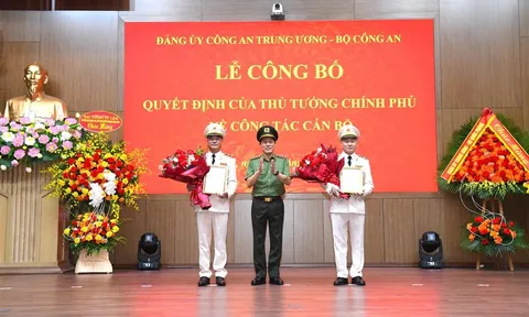 Trung tướng Phạm Thế Tùng và Thiếu tướng Nguyễn Ngọc Lâm giữ chức Thứ trưởng Bộ Công an