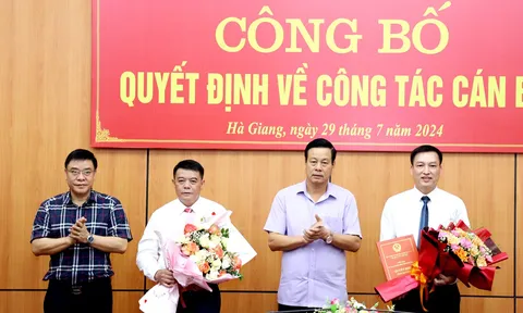 Bổ nhiệm cán bộ mới tại Hà Giang, Phú Yên