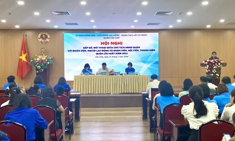 Quận Cầu Giấy tổ chức gặp mặt, đối thoại với đoàn viên, người lao động năm 2024