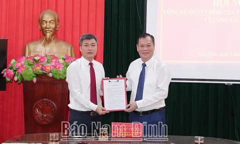 Kiện toàn nhân sự mới tại Nam Định, Đồng Nai