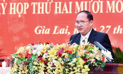 Ông Rah Lan Chung được bầu giữ chức Chủ tịch UBND tỉnh Gia Lai