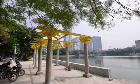 Phố đi bộ quanh hồ Ngọc Khánh sắp khai trương: Điểm nhấn mới của quận Ba Đình