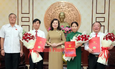 Bổ nhiệm cán bộ mới tại Bình Phước, Phú Yên