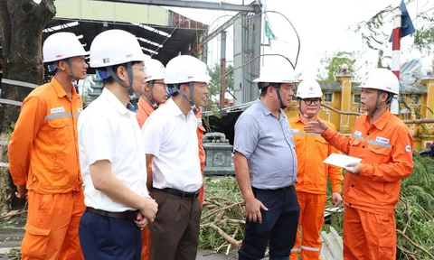 Điện lực Hải Phòng khẩn trương khắc phục hậu quả bão số 3