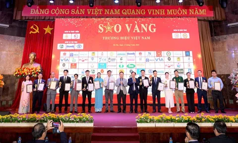 Lễ công bố Sao vàng Thương hiệu Việt năm 2024 – Doanh nhân tiêu biểu làm theo lời Bác