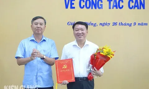 Điều động, bổ nhiệm nhân sự tại Kiên Giang và Khánh Hoà