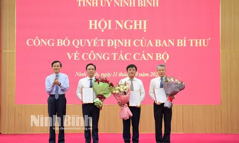 Ninh Bình, Nam Định kiện toàn cán bộ mới