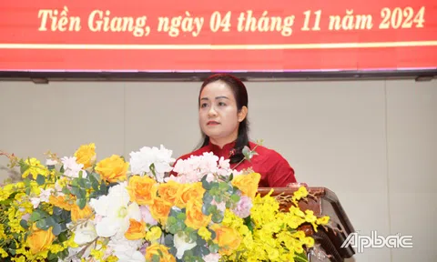 Bà Nguyễn Hải Trâm làm Phó Bí thư Thường trực Tỉnh ủy Tiền Giang