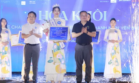 Tân Hoa khôi tài sắc của cuộc thi Duyên dáng Thanh niên Yên Bái 2024