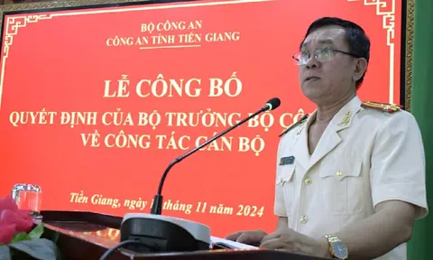 Thượng tá Trần Văn Tròn làm Phó Giám đốc Công an tỉnh Tiền Giang