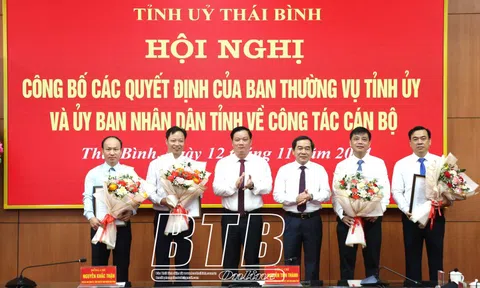 Kiện toàn cán bộ mới tại Thái Bình, Trà Vinh