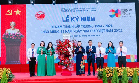 Kỷ niệm 30 năm thành lập trường Trường THCS Nguyễn Huy Tưởng