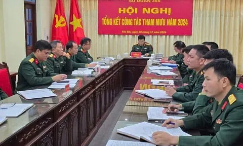 Sư đoàn 355 nâng cao chất lượng hiệu quả công tác tham mưu