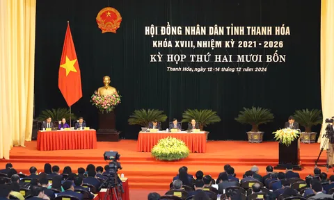 Thanh Hóa: Khai mạc Kỳ họp thứ 24, HĐND tỉnh khóa XVIII