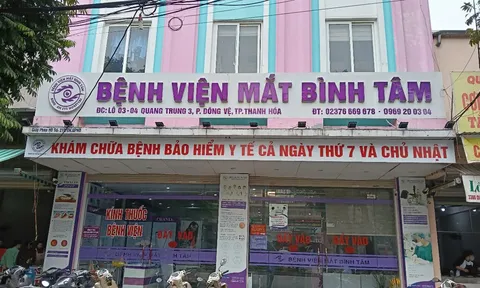 Bệnh viện Mắt Bình Tâm: Khẳng định niềm tin với người dân Thanh Hóa