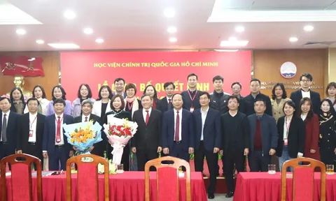 Học viện Báo chí và Tuyên truyền công bố quyết định bổ nhiệm cán bộ lãnh đạo quản lý