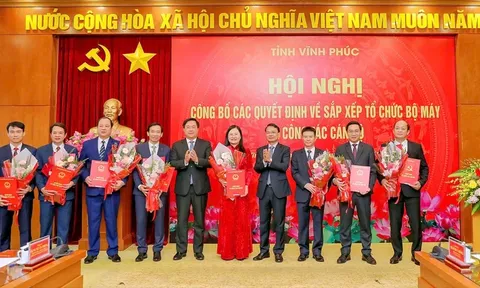 TP. Hồ Chí Minh, Vĩnh Phúc kiện toàn nhân sự mới