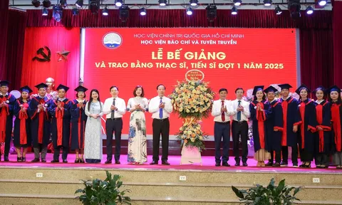 Học viện Báo chí và Tuyên truyền Tổ chức Lễ bế giảng và trao bằng Thạc sĩ, Tiến sĩ đợt 1 năm 2025