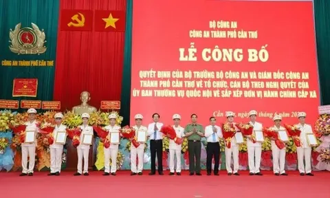 Bổ nhiệm 9 Phó Giám đốc Công an TP. Cần Thơ
