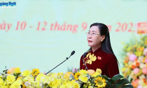 Bà Bùi Thị Quỳnh Vân tiếp tục làm Bí thư Tỉnh ủy Quảng Ngãi