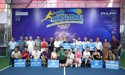 Giải Pickleball Báo chí đồng hành cùng doanh nghiệp lần thứ I diễn ra thành công tốt đẹp