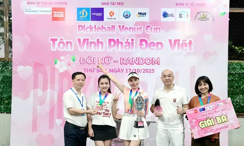 Giải Pickleball Venus Cup 2025: Tôn vinh nét đẹp và bản lĩnh phụ nữ Việt Nam 20/10