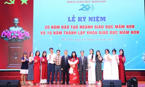 Tự hào hành trình 20 năm đào tạo, 10 năm xây dựng và phát triển Khoa Giáo dục Mầm non – Trường Đại học Sư phạm Hà Nội 2