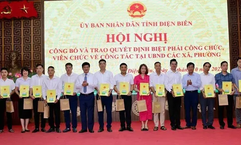 Điện Biên biệt phái 97 công chức, viên chức về công tác tại xã, phường