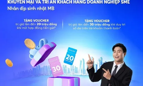 Chào mừng “sinh nhật”, MB tri ân khách hàng doanh nghiệp SME