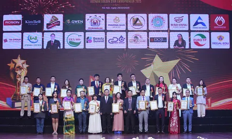 “Sao Vàng Doanh nhân Việt Nam 2025” – Khẳng định bản lĩnh, trí tuệ và trách nhiệm của doanh nhân thời kỳ mới
