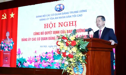 Ông Nguyễn Văn Quảng làm Bí thư Đảng ủy Tòa án nhân dân Tối cao