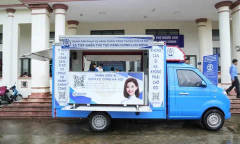 Hà Nội cử xe lưu động hỗ trợ thủ tục hành chính đất đai đến từng người