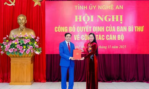 Ông Võ Trọng Hải giữ chức Phó bí thư Tỉnh ủy Nghệ An
