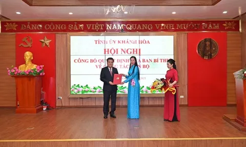  Bổ nhiệm ông Trần Phong làm Phó Bí thư Tỉnh ủy Khánh Hòa