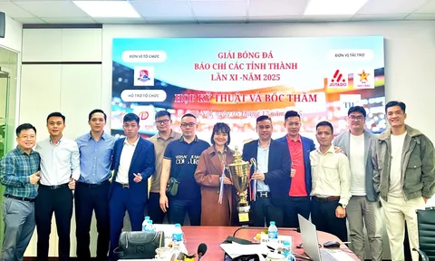 Giải bóng đá Báo chí các tỉnh, thành lần thứ XI – năm 2025 chính thức khởi tranh