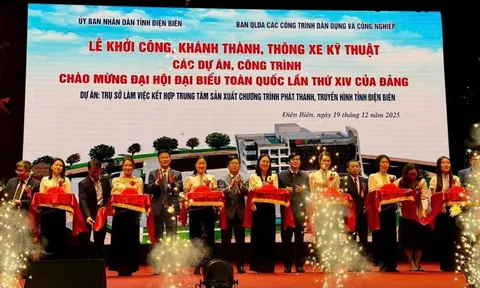 Điện Biên khánh thành 3 công trình trọng điểm chào mừng Đại hội Đảng
