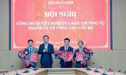 Huế, Hà Tĩnh điều động, bổ nhiệm nhân sự lãnh đạo mới