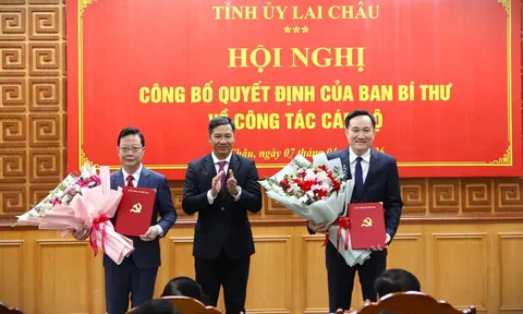 Lai Châu có 2 tân Phó Bí thư Tỉnh uỷ