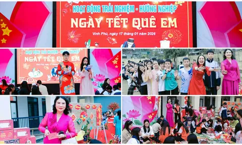 Nghệ An: Trường THCS Hà Huy Tập tổ chức hoạt động trải nghiệm “Ngày Tết quê em”