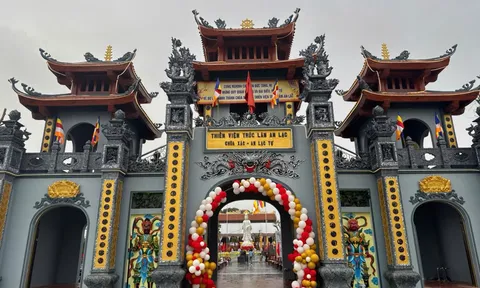 Bắc Ninh: Lễ khánh thành chùa An Lạc khi xuân đang về