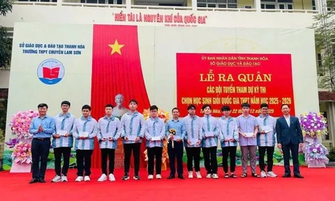 THPT Chuyên Lam Sơn (Thanh Hóa) giữ vững thành tích học sinh giỏi quốc gia