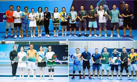 26 Nhà báo tranh tài tại giải Pickleball chào mừng 14 năm CLB Báo chí Nghệ An