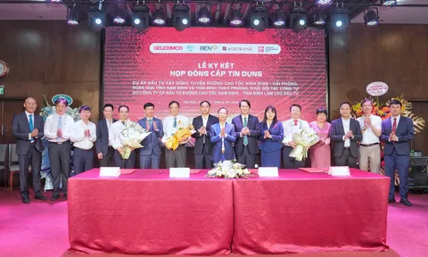 Ký kết hợp đồng cấp tín dụng: Dự án đầu tư xây dựng cao tốc Ninh Bình - Hải Phòng 