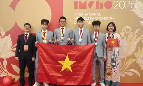 Việt Nam ghi dấu với 4 thí sinh lọt top 30 trong kỳ thi Hóa học hàng đầu thế giới