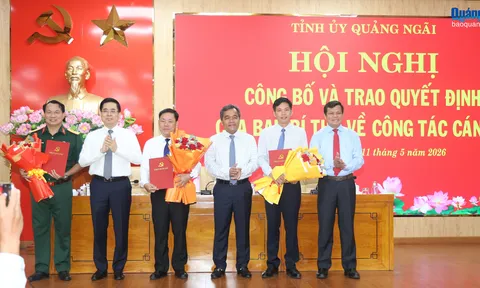 Quảng Ngãi, Hà Tĩnh kiện toàn nhân sự, bổ nhiệm lãnh đạo mới